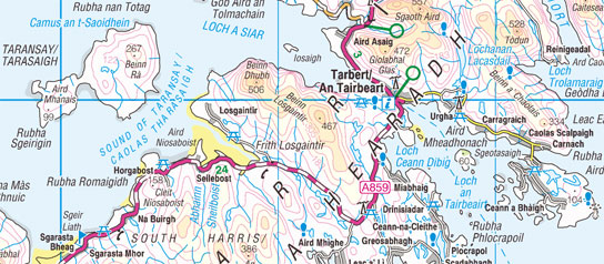 Luskentyre Map